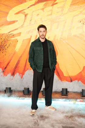 IPA89188048 - London, promotional photos for the movie Street Fighter on Leake Street. Pictured: Andrew Koji  Copyright: xCristinaxMasseix xCristinaxMasseix IPA89188048