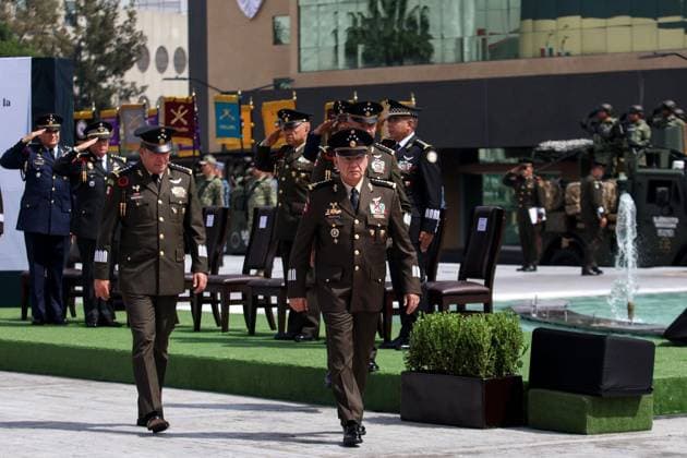 October 1, 2026: TO-45307- Ciudad de M& xe9;xico. 2026-10 -1. Ricardo Trevilla Trejo, Secretary of National Defense during the 205th anniversary of the creation of the Ministry of War and Navy in the Plaza de la Lealtad of the Ministry of National Defense of Mexico City. Alejandro God& xcd;nez Clasos.com.mx  - ZUMAcs4_ 20261001_faa_cs4_190 Copyright: xAlejandroxGod& Xed;Nezx