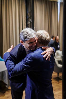 (R-L) Johann Wadephul (CDU), Bundesaussenminister, aufgenommen im Rahmen eines Arbeitsfruehstueckes mit seinem montenegrischen Amtskollegen, Ervin Ibrahimovic, am Rande des Berlin-Prozesses in Montenegro, Przno, 01.10.2026. Fotografiert im Auftrag des Auswaertigen Amtes. Przno Montenegro Copyright: xAmreixSchulzx