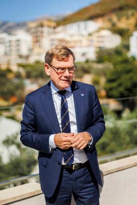 Johann Wadephul (CDU), Bundesaussenminister reist anlaesslich der Teilnahme am Berlin-Prozess nach Montenegro, Aufnahme entstanden waehrend der Reise, Przno, 01.10.2026. Fotografiert im Auftrag des Auswaertigen Amtes. Przno Montenegro Copyright: xAmreixSchulzx