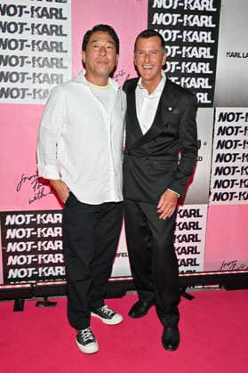 PFW From Paris With Love x Karl Lagerfeld Party Hun Kim, Pier Paolo Righi attending the From Paris With Love x Karl Lagerfeld party during Paris Fashion Week, in Paris, France on 1 October 2026. Photo by Julien Reynaud APS-Medias ABACAPRESS.COM Paris France  Copyright: xReynaudxJulien APS-Medias ABACAx