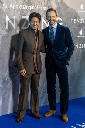 October 1, 2026, London, United Kingdom: Genden Phuntsok and Tom Hiddleston attend the London Gala Screening of TENZING at Curzon Mayfair, London.Cast and Guests attend the red carpet for the London Gala Screening of TENZING at Curzon Mayfair London United Kingdom  - ZUMAs197 20261001_aaa_s197_287 Copyright: xPhilxLewisx