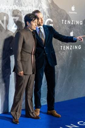 October 1, 2026, London, United Kingdom: Genden Phuntsok and Tom Hiddleston attend the London Gala Screening of TENZING at Curzon Mayfair, London.Cast and Guests attend the red carpet for the London Gala Screening of TENZING at Curzon Mayfair London United Kingdom  - ZUMAs197 20261001_aaa_s197_283 Copyright: xPhilxLewisx
