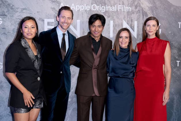 Tenzing film premiere, London, UK, on 1st October 2026 Tom Hiddleston, Genden Phuntsok, Jennifer Peedom and Caitriona Balfe at Tenzing film premiere, London, UK, on 1st October 2026, Credit:James Shaw Avalon UNITED KINGDOM, LONDON, London Copyright: xJamesxShawx xAvalonx 1139895373