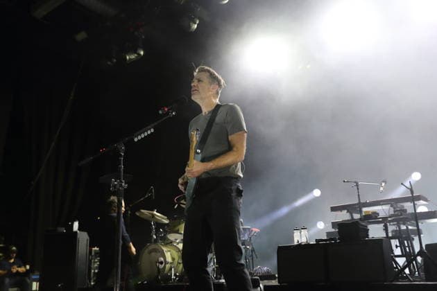 Ben Gibbard von der Band Death Cab for Cutie bei einem Konzert in der Columbiahalle in Berlin, 1. Oktober 2026. Death Cab for Cutie Konzert Berlin