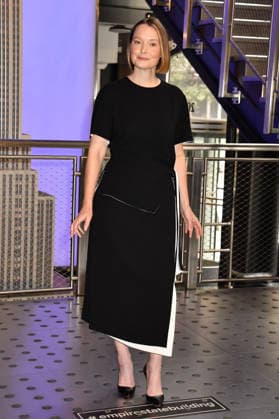 NEW YORK, NY- OCTOBER 1: Samantha Sloyan pictured during a visit to he Empire State Building Ahead of the Release of Mike Flannigan s Carrie on October 1, 2026 in New York City. Copyright: xmpi099 MediaPunchx