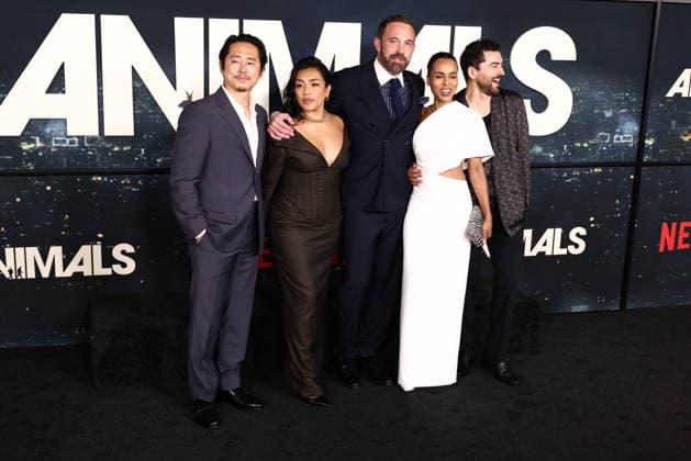 World Premiere Of Netflix s Animals Steven Yeun, Adriana Paz, Ben Affleck, Kerry Washington and Luis Gerardo MÃ ndez at the World Premiere Of Netflix s Animals held at Westwood Village Theater on October 1, 2026 in Westwood, Los Angeles, California, United States. Westwood California United States Copyright: xXavierxCollin ImagexPressxAgencyx