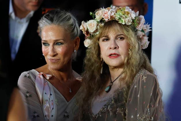 Sarah Jessica Parker and Stevie Nicks arrive on the red carpet at the New York City Ballet 2026 Fall Fashion Gala at David H. Koch Theater, Lincoln Center on Thursday, October 1, 2026 in New York City.  NYP20261001101 JOHNxANGELILLO
