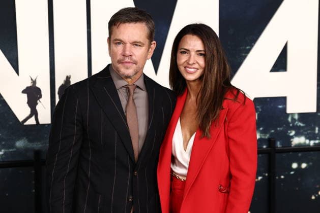 World Premiere Of Netflix s Animals Matt Damon and Luciana Barroso at the World Premiere Of Netflix s Animals held at Westwood Village Theater on October 1, 2026 in Westwood, Los Angeles, California, United States. Westwood California United States Copyright: xXavierxCollin ImagexPressxAgencyx