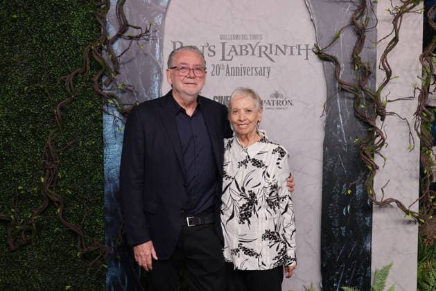Pan s Labyrinth 20th Anniversary Premiere Los Angeles CA Oct1: Guillermo Navarro and Bertha Navarro at the Pan s Labyrinth 20th Anniversary Premiere on October1, 2026 Credit: Crash Admedia EDITORIAL USE ONLY  Copyright: xx Admediax admphotosthree018955