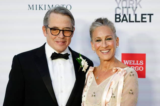 Sarah Jessica Parker and Matthew Broderick arrive on the red carpet at the New York City Ballet 2026 Fall Fashion Gala at David H. Koch Theater, Lincoln Center on Thursday, October 1, 2026 in New York City.  NYP20261001112 JOHNxANGELILLO