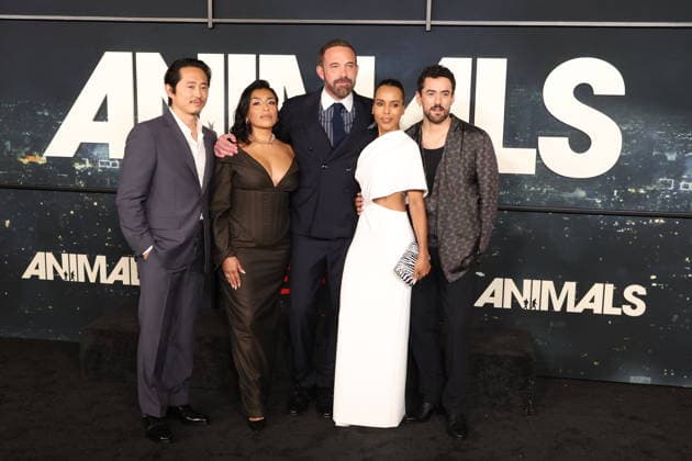 Premiere of Animals Los Angeles Ca Oct 1: Steven Yeun, Adriana Paz, Ben Affleck, Kerry Washington and Luis Gerardo MÃndez at The premiere Animals on October1, 2026 Credit: AdMedia EDITORIAL USE ONLY  Copyright: xx AdMediax admphotosthree019005