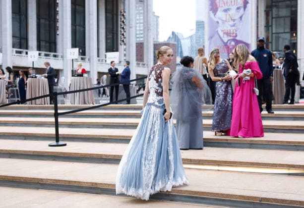 Unity Phelan arrives at the New York City Ballet 2026 Fall Fashion Gala at David H. Koch Theater, Lincoln Center on Thursday, October 1, 2026 in New York City.  NYP20261001134 JOHNxANGELILLO
