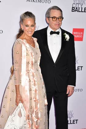 NEW YORK, NY, OCTOBER 1: Matthew Broderick and Sarah Jessica Parker at the New York City Ballet 2026 Fall Gala at the David H. Koch Theater at Lincoln Center Plaza on October 1, 2026, in New York City. Credit: AdMedia, New York City, USA  - ZUMAa123 20261001_zaa_a123_088 Copyright: xJohnxFyckex