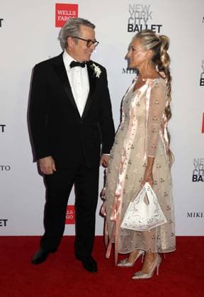 October 1, 2026, New York, New York, USA: Actors MATTHEW BRODERICK and SARAH JESSICA PARKERÃäseen during the red carpet arrivals for the New York City Fall Ballet Fall 2026 Gala held at the David Koch Theater at Lincoln Center. New York USA  - ZUMAk03_ 20261001_zaf_k03_056 Copyright: xNancyxKaszermanx