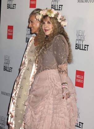 October 1, 2026, New York, New York, USA: SARAH JESSICA PARKERÃäwearing a dress designed by Simone Rocha and singer from rock band Fleetwood Mac, STEVIE NICKS wearing a dress by Mikimoto seen during the red carpet arrivals for the New York City Fall Ballet Fall 2026 Gala held at the David Koch Theater at Lincoln Center. New York USA  - ZUMAk03_ 20261001_zaf_k03_118 Copyright: xNancyxKaszermanx