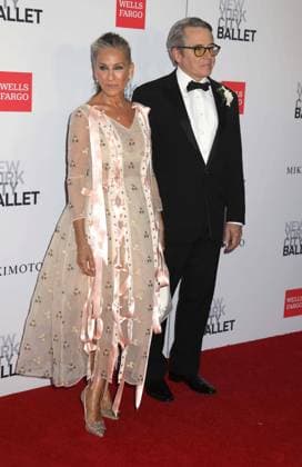 October 1, 2026, New York, New York, USA: Actors SARAH JESSICA PARKERÃäand MATTHEW BRODERICK seen during the red carpet arrivals for the New York City Fall Ballet Fall 2026 Gala held at the David Koch Theater at Lincoln Center. New York USA  - ZUMAk03_ 20261001_zaf_k03_050 Copyright: xNancyxKaszermanx