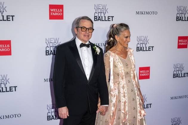 October 1, 2026, New York, New York, United States: (L-R) Matthew Broderick and Sarah Jessica Parker attend.The New York City Ballet 2026 Fall Gala at David H. Koch Theater, Lincoln Center on October 01, 2026 in New York City. New York United States  - ZUMAs197 20261001_aaa_s197_877 Copyright: xRonxAdarx