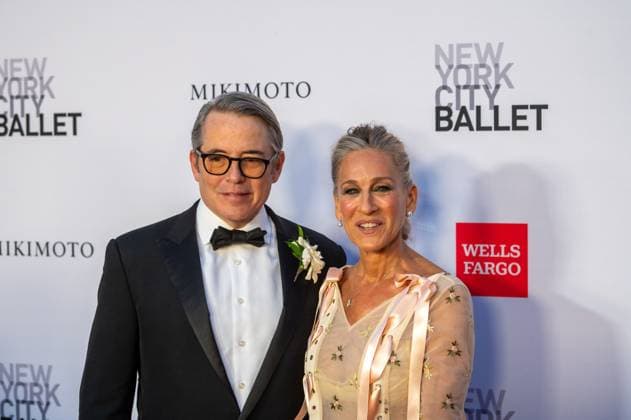 October 1, 2026, New York, New York, United States: (L-R) Matthew Broderick and Sarah Jessica Parker attend.The New York City Ballet 2026 Fall Gala at David H. Koch Theater, Lincoln Center on October 01, 2026 in New York City. New York United States  - ZUMAs197 20261001_aaa_s197_898 Copyright: xRonxAdarx