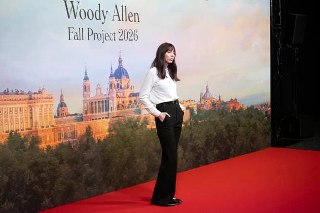 Alexi Wasser beim offiziellen Empfang zum Drehstart des Woody Allen Fall Project 2026 in den Teatros del Canal. Madrid, 01.10.2026