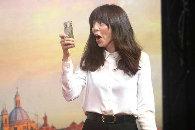 Alexi Wasser beim offiziellen Empfang zum Drehstart des Woody Allen Fall Project 2026 in den Teatros del Canal. Madrid, 01.10.2026
