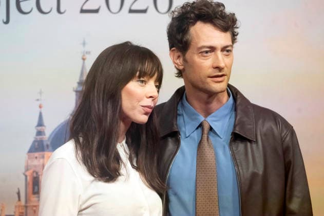 Woody Allen und Peter Vives beim offiziellen Empfang zum Drehstart des Woody Allen Fall Project 2026 in den Teatros del Canal. Madrid, 01.10.2026