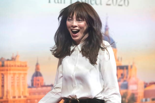 Alexi Wasser beim offiziellen Empfang zum Drehstart des Woody Allen Fall Project 2026 in den Teatros del Canal. Madrid, 01.10.2026