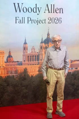 Woody Allen beim offiziellen Empfang zum Drehstart des Woody Allen Fall Project 2026 in den Teatros del Canal. Madrid, 01.10.2026
