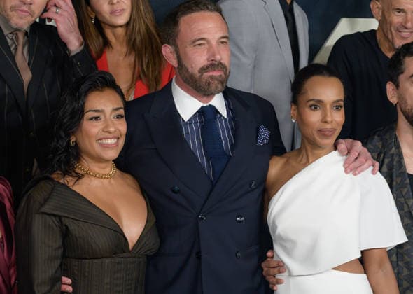 Animals Premiere - Los Angeles, USA LOS ANGELES, USA. October 01, 2026: Adriana Paz, Ben Affleck & Kerry Washington at the premiere for Animals at Directors Village. Los Angeles CA USA  Copyright: xPaulxSmith Featureflashx
