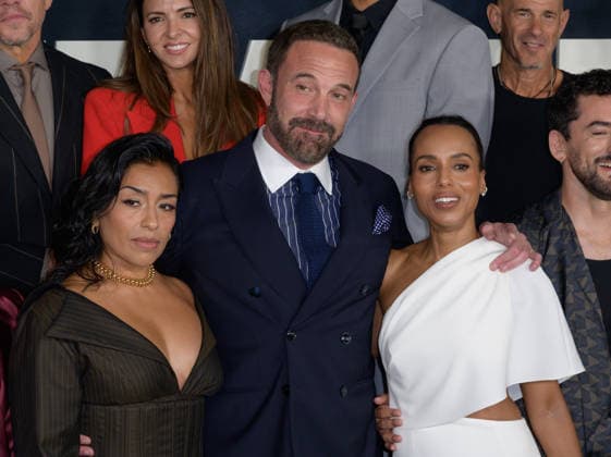 Animals Premiere - Los Angeles, USA LOS ANGELES, USA. October 01, 2026: Adriana Paz, Ben Affleck, Kerry Washington & Luis Gerardo Mendez at the premiere for Animals at Directors Village. Los Angeles CA USA  Copyright: xPaulxSmith Featureflashx