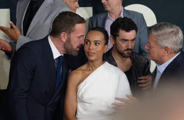 Animals Premiere - Los Angeles, USA LOS ANGELES, USA. October 01, 2026: Ben Affleck, Kerry Washington, Luis Gerardo Mendez & Ted Sarandos at the premiere for Animals at Directors Village. Los Angeles CA USA  Copyright: xPaulxSmith Featureflashx