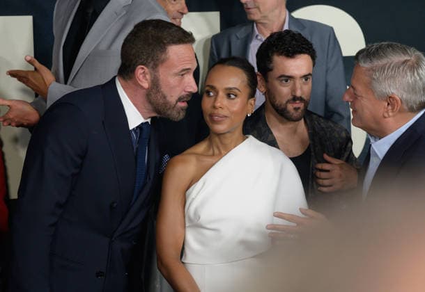 Animals Premiere - Los Angeles, USA LOS ANGELES, USA. October 01, 2026: Ben Affleck, Kerry Washington, Luis Gerardo Mendez & Ted Sarandos at the premiere for Animals at Directors Village. Los Angeles CA USA  Copyright: xPaulxSmith Featureflashx