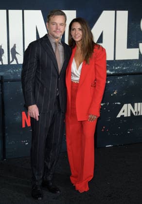 Animals Premiere - Los Angeles, USA LOS ANGELES, USA. October 01, 2026: Matt Damon & Luciana Damon at the premiere for Animals at Directors Village. Los Angeles CA USA  Copyright: xPaulxSmith Featureflashx