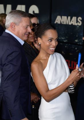 Animals Premiere - Los Angeles, USA LOS ANGELES, USA. October 01, 2026: Ted Sarandos & Kerry Washington at the premiere for Animals at Directors Village. Los Angeles CA USA  Copyright: xPaulxSmith Featureflashx