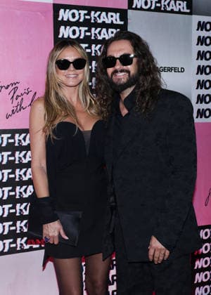 Heidi Klum and her husband Tom Kaulitz at the Karl Lagerfeld: From Paris with Love event at the Karl Lagerfeld Boutique in Paris on October 1, 2026. KARL LAGERFELD celebrates its Fall Winter 2026 campaign with Paris Hilton, Kit Butler, and NOT KARL, the newest addition to the House’s universe. For this private event in Saint-Germain-des-Prés, Paris Hilton will be joined by NOT KARL to mark this new chapter—an immersive experience in the world of KARL LAGERFELD, blending fashion, creativity, and the House’s heritage. Denis Guignebourg Bestimage The Karl Lagerfeld x Paris Hilton party during Paris RTW Spring Summer 2027 Fashion Week on October 1, 2026, in Paris, France. Paris, France  Copyright: xDenisxGuignebourgx xBestimagexDenisxGuignebourgx xBestimagex
