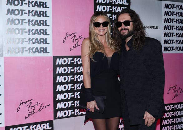 Heidi Klum and her husband Tom Kaulitz at the Karl Lagerfeld: From Paris with Love event at the Karl Lagerfeld Boutique in Paris on October 1, 2026. KARL LAGERFELD celebrates its Fall Winter 2026 campaign with Paris Hilton, Kit Butler, and NOT KARL, the newest addition to the House’s universe. For this private event in Saint-Germain-des-Prés, Paris Hilton will be joined by NOT KARL to mark this new chapter—an immersive experience in the world of KARL LAGERFELD, blending fashion, creativity, and the House’s heritage. Denis Guignebourg Bestimage The Karl Lagerfeld x Paris Hilton party during Paris RTW Spring Summer 2027 Fashion Week on October 1, 2026, in Paris, France. Paris, France  Copyright: xDenisxGuignebourgx xBestimagexDenisxGuignebourgx xBestimagex