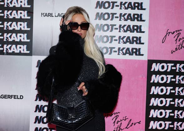 Paris Hilton at the Karl Lagerfeld: From Paris with Love event at the Karl Lagerfeld Boutique in Paris on October 1, 2026. KARL LAGERFELD celebrates its Fall Winter 2026 campaign with Paris Hilton, Kit Butler, and NOT KARL, a new member of the brand’s universe. For this private event in Saint-Germain-des-Prés, Paris Hilton will be joined by NOT KARL to mark this new chapter—an immersive experience in the world of KARL LAGERFELD, blending fashion, creativity, and the House’s heritage. Denis Guignebourg Bestimage The Karl Lagerfeld x Paris Hilton party during Paris RTW Spring Summer 2027 Fashion Week on October 1, 2026, in Paris, France. Paris, France Copyright: xDenisxGuignebourgx xBestimagexDenisxGuignebourgx xBestimagex