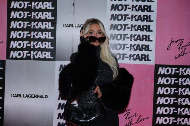 Paris Hilton at the Karl Lagerfeld: From Paris with Love event at the Karl Lagerfeld Boutique in Paris on October 1, 2026. KARL LAGERFELD celebrates its Fall Winter 2026 campaign with Paris Hilton, Kit Butler, and NOT KARL, a new member of the brand’s universe. For this private event in Saint-Germain-des-Prés, Paris Hilton will be joined by NOT KARL to mark this new chapter—an immersive experience in the world of KARL LAGERFELD, blending fashion, creativity, and the House’s heritage. Denis Guignebourg Bestimage The Karl Lagerfeld x Paris Hilton party during Paris RTW Spring Summer 2027 Fashion Week on October 1, 2026, in Paris, France. Paris, France Copyright: xDenisxGuignebourgx xBestimagexDenisxGuignebourgx xBestimagex