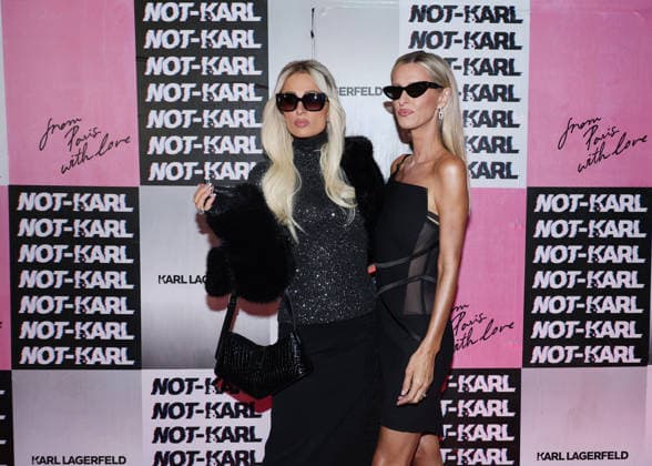 Paris Hilton and Nicky Hilton at the Karl Lagerfeld From Paris with Love event photocall at the Karl Lagerfeld Boutique in Paris on October 1, 2026. KARL LAGERFELD celebrates its Fall Winter 2026 campaign with Paris Hilton, Kit Butler, and NOT KARL, the newest member of the House’s universe. For this private event in Saint-Germain-des-Prés, Paris Hilton will be present alongside NOT KARL to mark this new chapter—an immersive experience in the KARL LAGERFELD universe, blending fashion, creativity, and the House’s heritage. Denis Guignebourg Bestimage The Karl Lagerfeld x Paris Hilton party during Paris RTW Spring Summer 2027 Fashion Week on October 1, 2026, in Paris, France. Paris, France Copyright: xDenisxGuignebourgx xBestimagexDenisxGuignebourgx xBestimagex