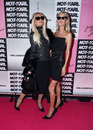 Paris Hilton and Nicky Hilton at the Karl Lagerfeld From Paris with Love event at the Karl Lagerfeld Boutique in Paris on October 1, 2026. KARL LAGERFELD celebrates its Fall Winter 2026 campaign with Paris Hilton, Kit Butler, and NOT KARL, the newest member of the House’s universe. For this private event in Saint-Germain-des-Prés, Paris Hilton will be joined by NOT KARL to mark this new chapter—an immersive experience in the world of KARL LAGERFELD, blending fashion, creativity, and the House’s heritage. Denis Guignebourg Bestimage The Karl Lagerfeld x Paris Hilton party during Paris RTW Spring Summer 2027 Fashion Week on October 1, 2026, in Paris, France. Paris, France Copyright: xDenisxGuignebourgx xBestimagexDenisxGuignebourgx xBestimagex