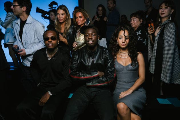 Gunna, Tiakola, Lena Mahfouf and Lena Situations at the Messika Spring Summer 2027 Women’s Ready-to-Wear Collection fashion show during Paris Fashion Week (PFW) at the Grand Palais on October 1, 2026. Photo by Sam Delpech, Bestimage. Celebrities at Messika’s Spring Summer 2027 Women’s’s Ready-to-Wear Collection fashion show at Paris Fashion Week (PFW) at the Grand Palais on October 1, 2026, Paris, France  Copyright: xSamxDelpechx xBestimagexSamxDelpechx xBestimagex