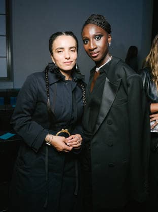 Hafsia Herzi and Eye Haïdara at the Messika Spring Summer 2027 Women’s Ready-to-Wear Collection fashion show during Paris Fashion Week (PFW) at the Grand Palais on October 1, 2026. Sam Delpech, Bestimage. Celebrities at Messika’s Spring Summer 2027 Women’’s Ready-to-Wear Collection fashion show at Paris Fashion Week (PFW) at the Grand Palais on October 1, 2026, Paris, France  Copyright: xSamxDelpechx xBestimagexSamxDelpechx xBestimagex