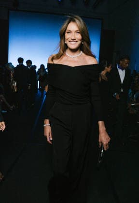 Carla Bruni Sarkozy at the Messika Spring Summer 2027 Women’s Ready-to-Wear Collection fashion show during Paris Fashion Week (PFW) at the Grand Palais on October 1, 2026. Photo by Sam Delpech, Bestimage. Celebrities at Messika’s Spring Summer 2027 Women’s Ready-to-Wear Collection fashion show at Paris Fashion Week (PFW) at the Grand Palais on October 1, 2026, Paris, France  Copyright: xSamxDelpechx xBestimagexSamxDelpechx xBestimagex