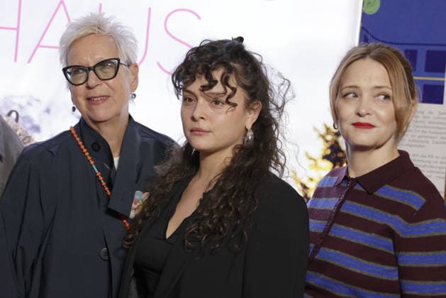 Regisseurin und Drehbuchautorin Doris Dörrie, Via Jikeli , Laura Tonke, Deutschland, Berlin, Special Screening in Berlin von FRAU WINKLER VERLÄSST DAS HAUS