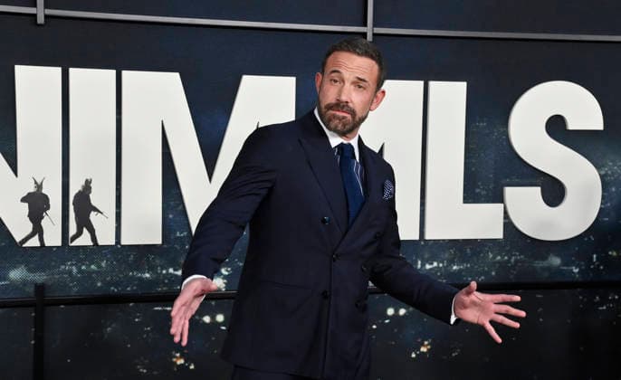 Director, writer and cast member Ben Affleck attends the premiere of Netflix s political and psychological thriller Animals at the Westwood Village Theater in Los Angeles on Thursday, October 1, 2026. Storyline: Desperate to pay their son s ransom, a mayoral candidate and his wife resort to extreme measures, revealing dark secrets they never intended to bring to light.  LAP2026100126 JIMxRUYMEN