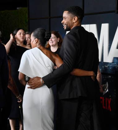 Kerry Washington and Nnamdi Asomugha attend the premiere of Netflix s political and psychological thriller Animals at the Westwood Village Theater in Los Angeles on Thursday, October 1, 2026. Storyline: Desperate to pay their son s ransom, a mayoral candidate and his wife resort to extreme measures, revealing dark secrets they never intended to bring to light.  LAP2026100162 JIMxRUYMEN