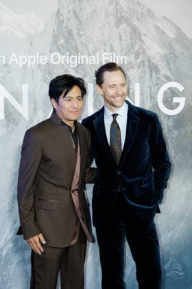 Tom Hiddleston and Genden Phuntsok attend the Tenzing London Gala Screening at Curzon Mayfair in London, UK on 1 October 2026. Copyright: xRyoheyxNakayama Famousx Tenzing_LondonGalaScreening_CurzonMayfair_London_20261001_RyoheyNakayama_00148