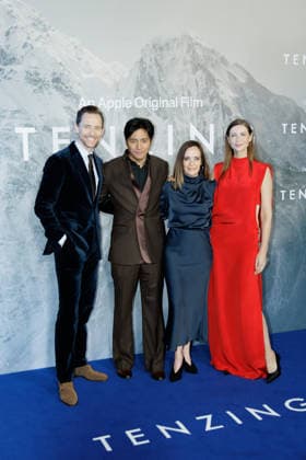 Tom Hiddleston, Genden Phuntsok, Jennifer Peedom and Caitriona Balfe attend the Tenzing London Gala Screening at Curzon Mayfair in London, UK on 1 October 2026. Copyright: xRyoheyxNakayama Famousx Tenzing_LondonGalaScreening_CurzonMayfair_London_20261001_RyoheyNakayama_00152