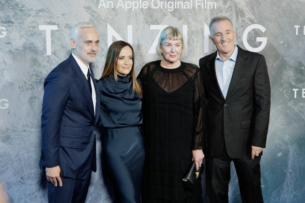 Ben Townley-Canning, Executive Producer Iain Canning, Lesley Paterson and Emile Sherman attend the Tenzing London Gala Screening at Curzon Mayfair in London, UK on 1 October 2026. Copyright: xRyoheyxNakayama Famousx Tenzing_LondonGalaScreening_CurzonMayfair_London_20261001_RyoheyNakayama_00119