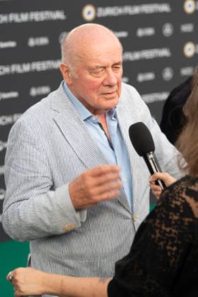 Hanns Zischler bei der Premiere des Kinofilms Vaterland auf dem 22. Zurich Film Festival im Arthouse Le Paris. Zürich, 01.10.2026